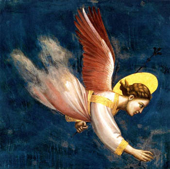 Ange - Songe de Joseph (détail) -Giotto