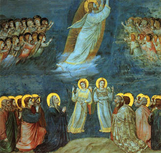 Giotto di Bondone (1267-1337), Cappella Scrovegni à Padoue, Ascension