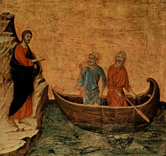 Duccio di Buoninsegna (c.1255-c.1319) - L'Appel des disciples